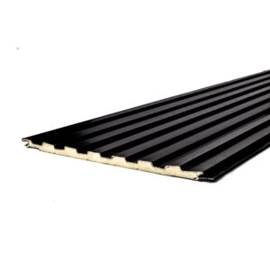 Siding Metálico - Negro