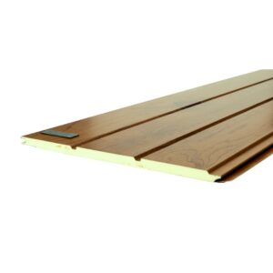 Siding Metálico - Café Cedro